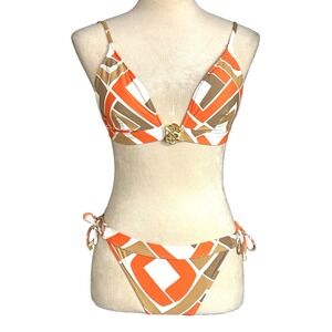 Trina Turk Graphic Mod Bikini Medium